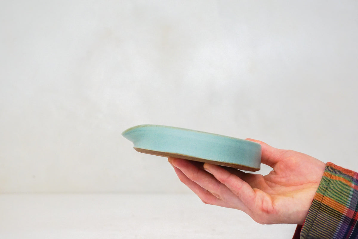 The Dually - Garlic Grater/ Spoon Rest in Lake