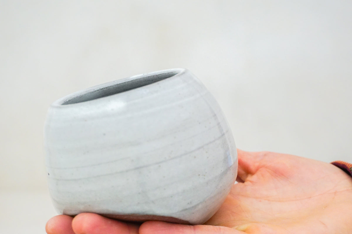 Salt Pig / Salt Cellar in White