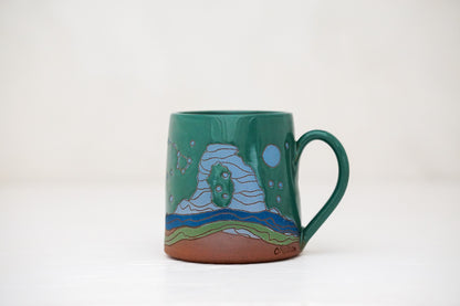 Arches Moon Tall mug in Kali Forest
