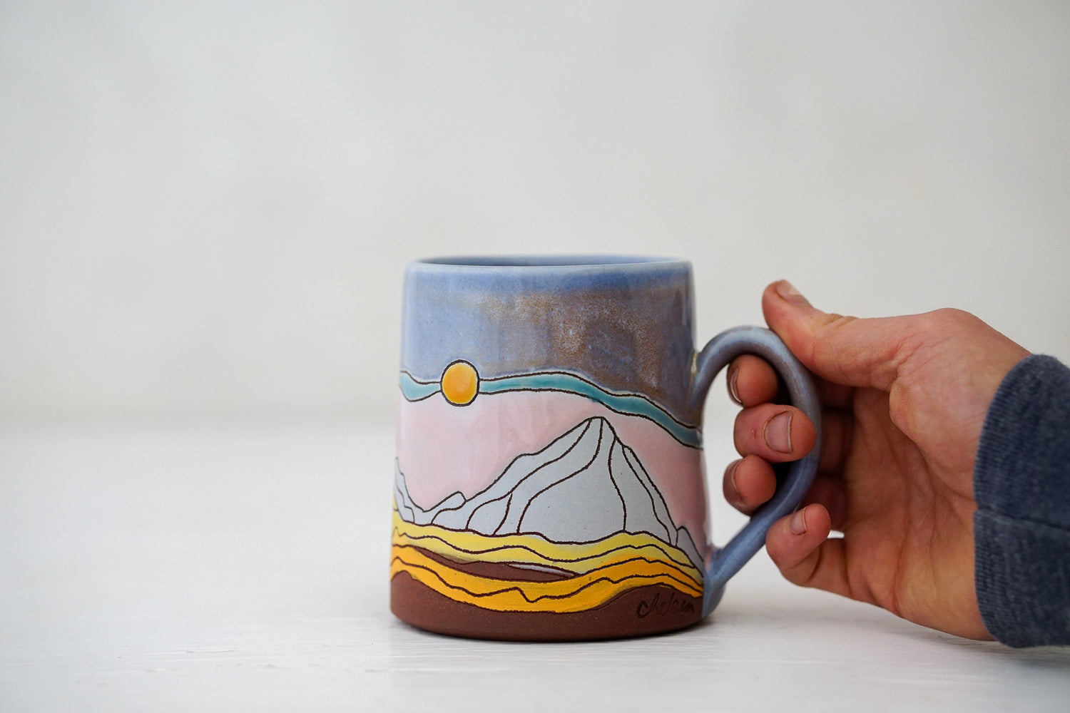 Skylines Mtn Mug in Lavender Magic