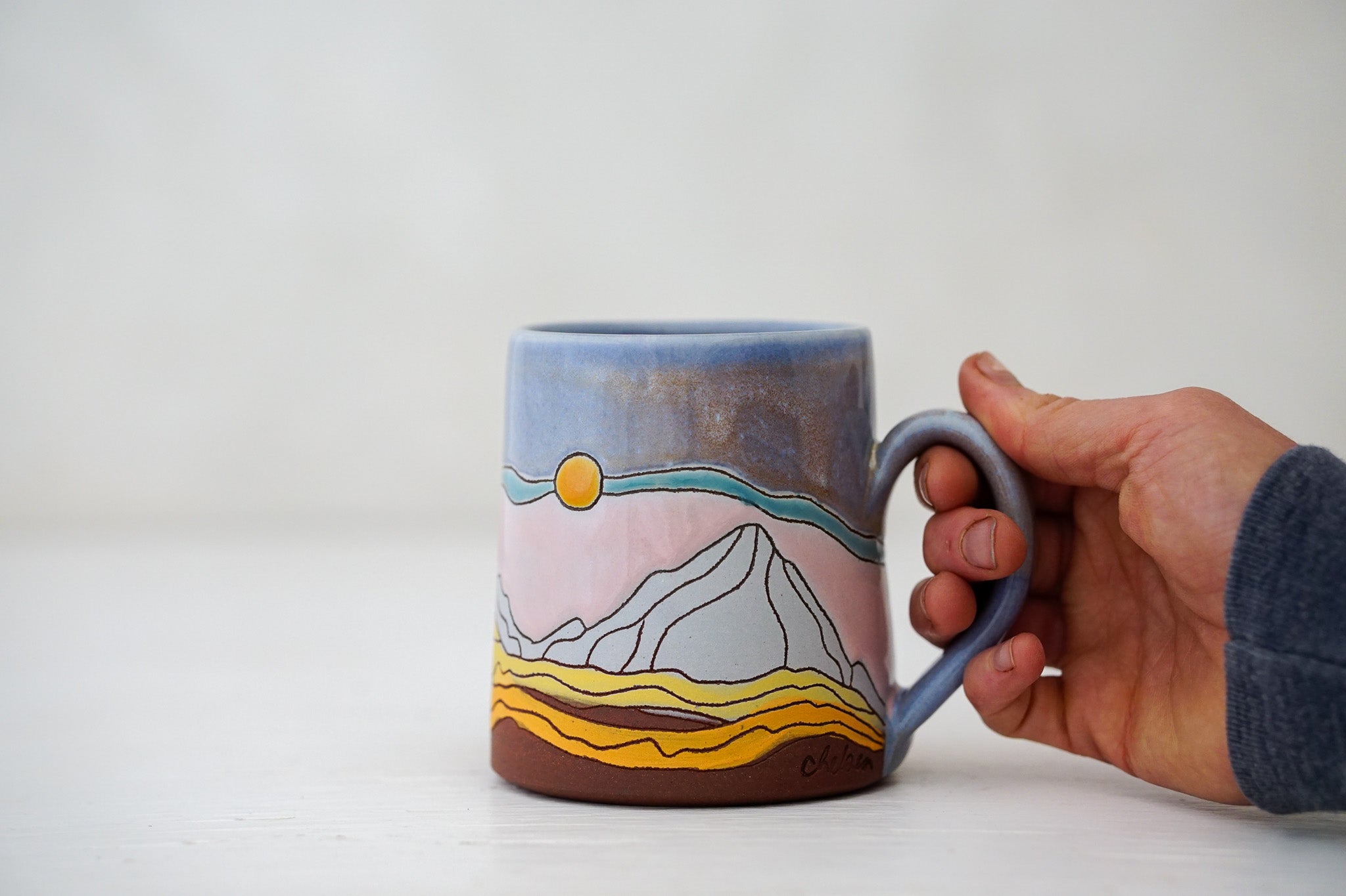 Skylines Mtn Mug in Lavender Magic