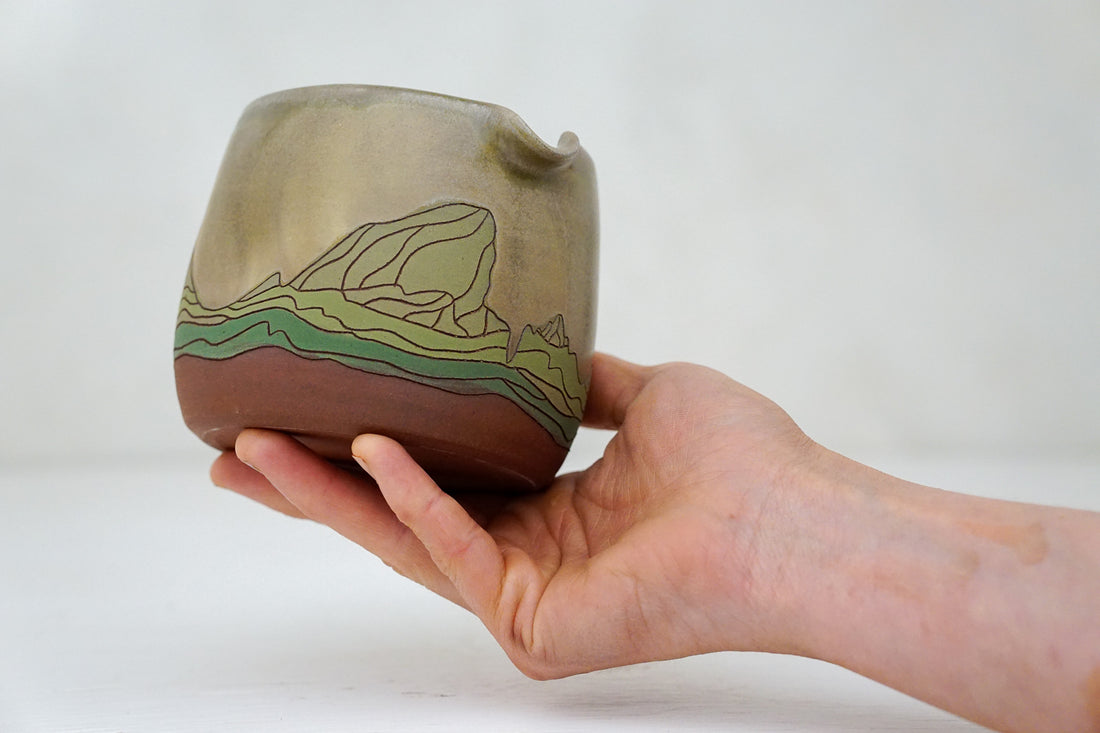 E Teton Match/ Pitcher Bowl in Sequoia