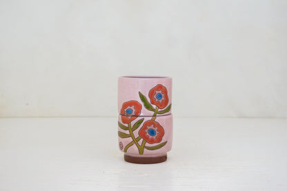 Flower POP stacker cups in Pink