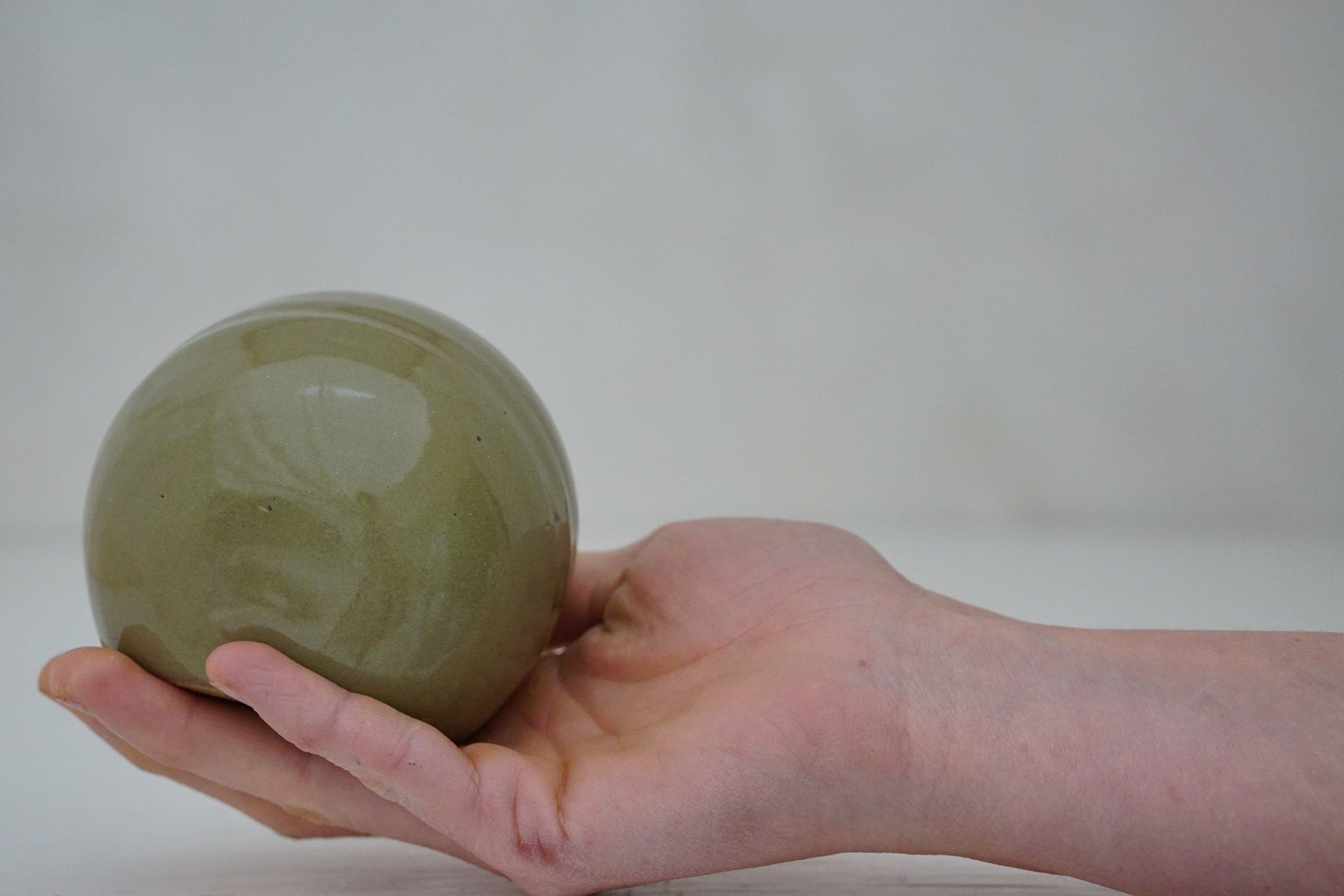 Salt Pig in Olive