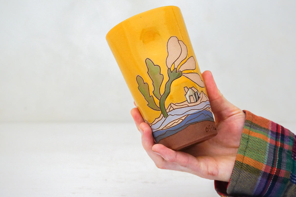 SILVER House Flower Cup in Tang