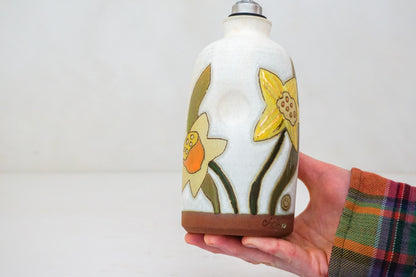 GOLD Daffodil Olive oil Bottle in Bone