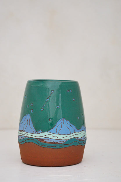 W Teton Moon Dippe Vase/ Utensil holder in Kali