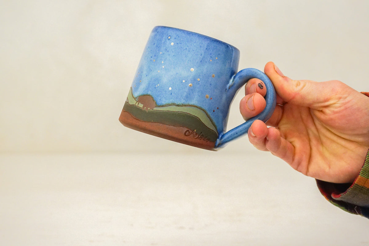 SILVER Mountain Bison BB mug in Flax Magic*