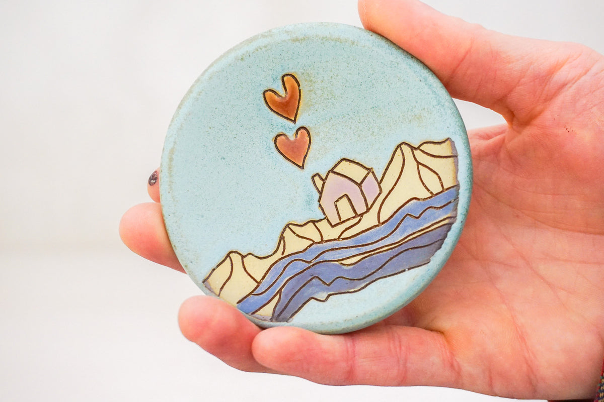 Home is where the heart is Ring dish in Lake