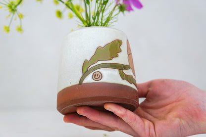 Poppy Vase in Bone