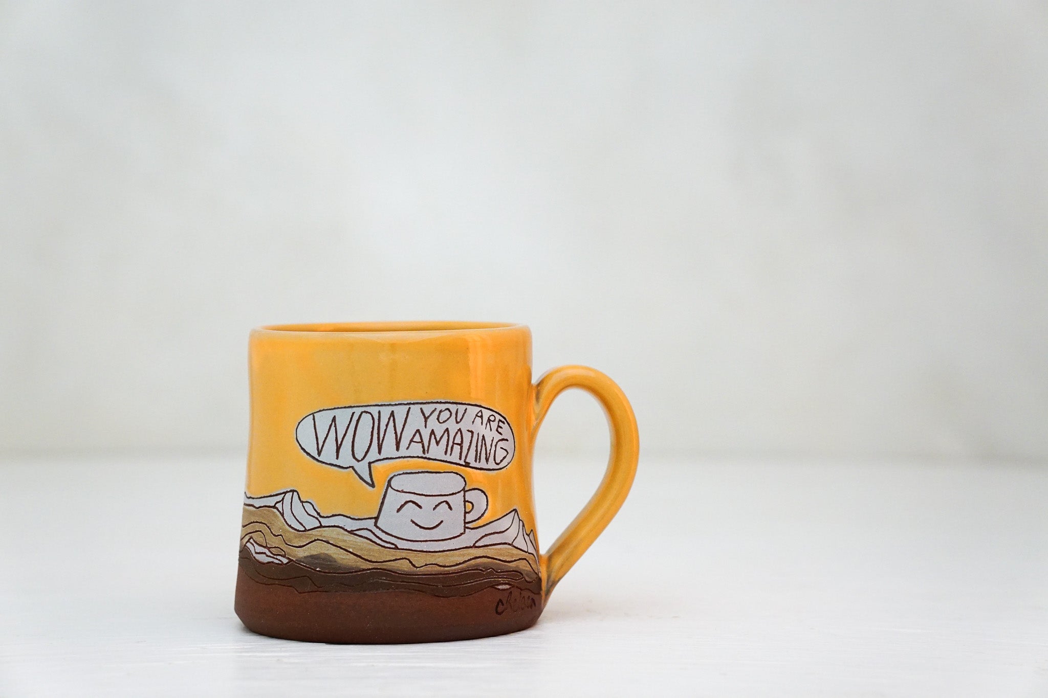 WOW YOU ARE AMAZING mug in TangX