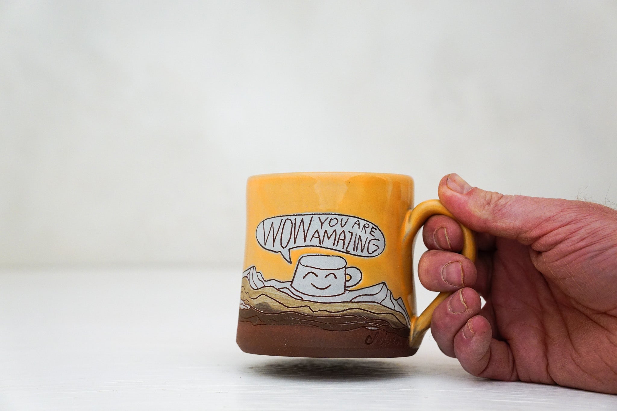 WOW YOU ARE AMAZING mug in TangX