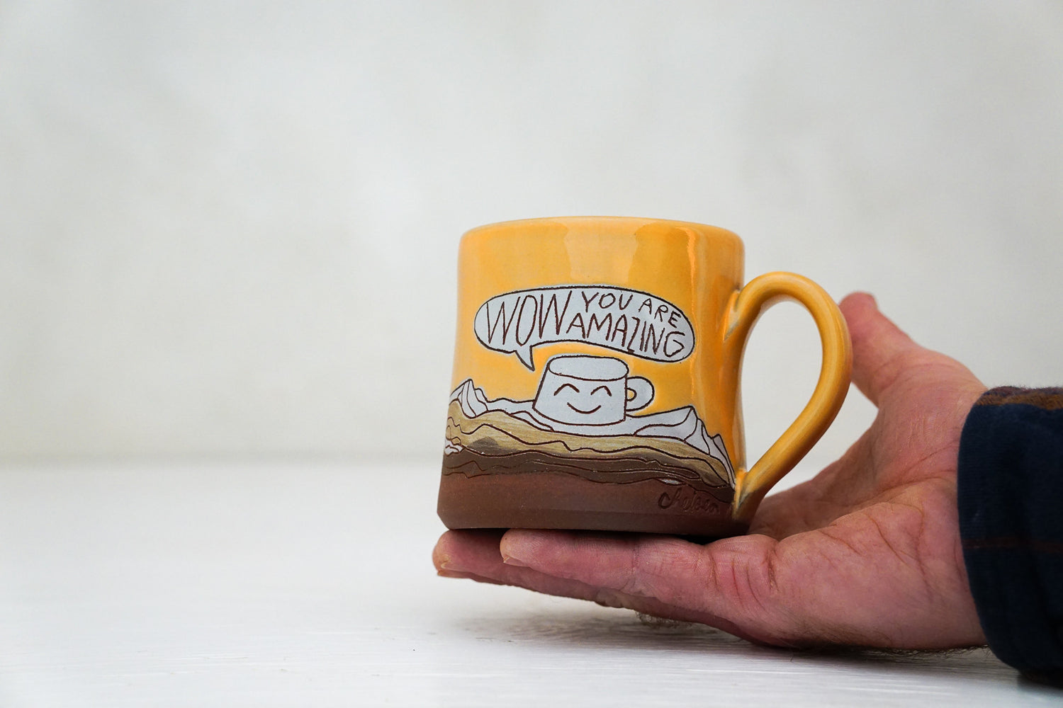 WOW YOU ARE AMAZING mug in TangX