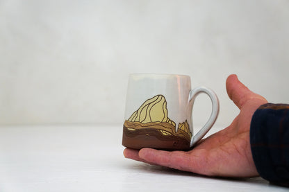 E Teton yellows Tiny mug in White