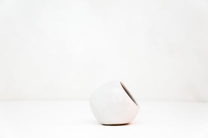 WHITE salt cellar/ pig