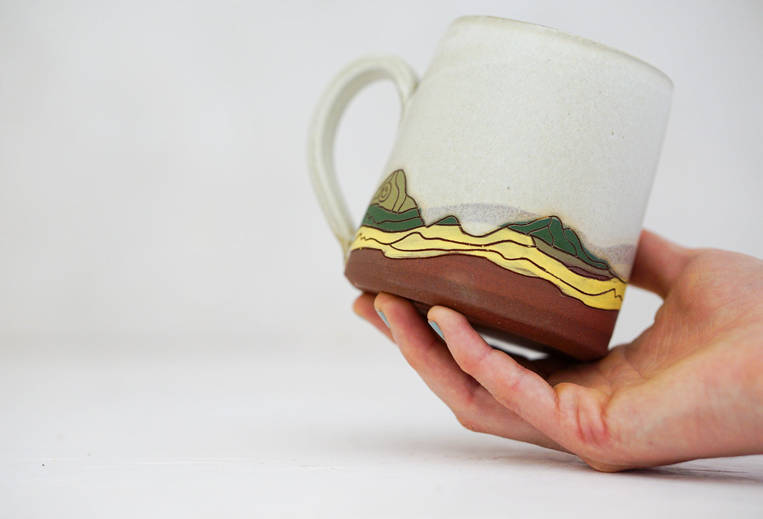 W Teton in Bone green slip