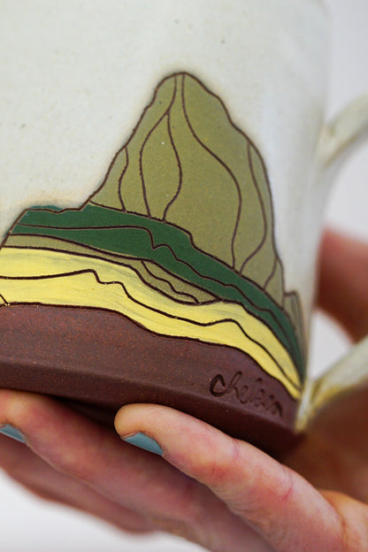 W Teton in Bone green slip