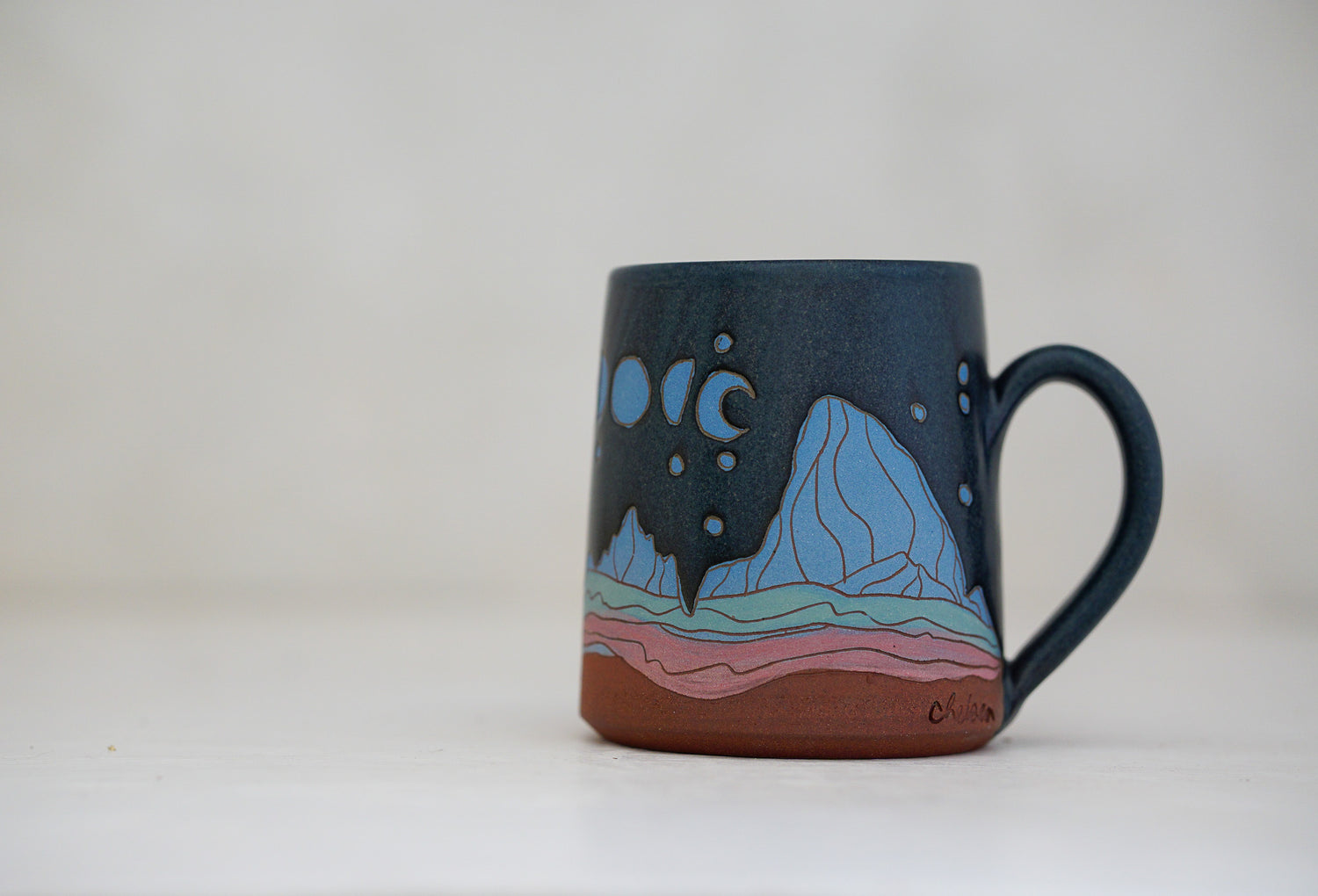 W Teton Moon phase mug in Darby