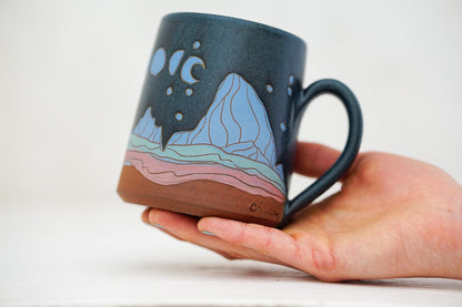 W Teton Moon phase mug in Darby