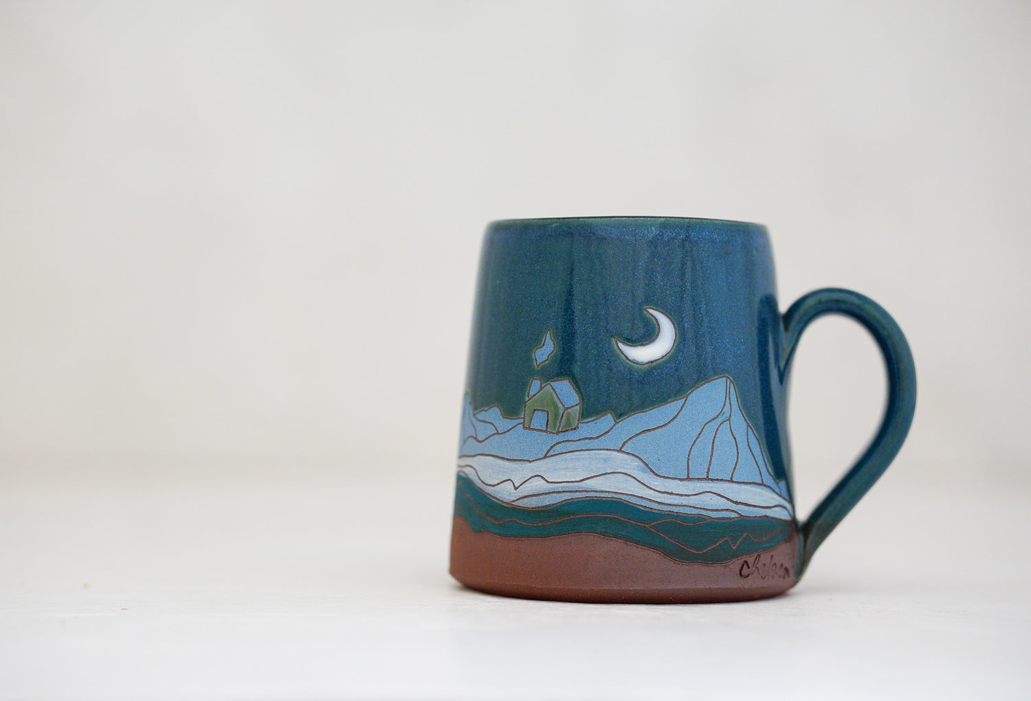 Mtn house Crescent moon Mug