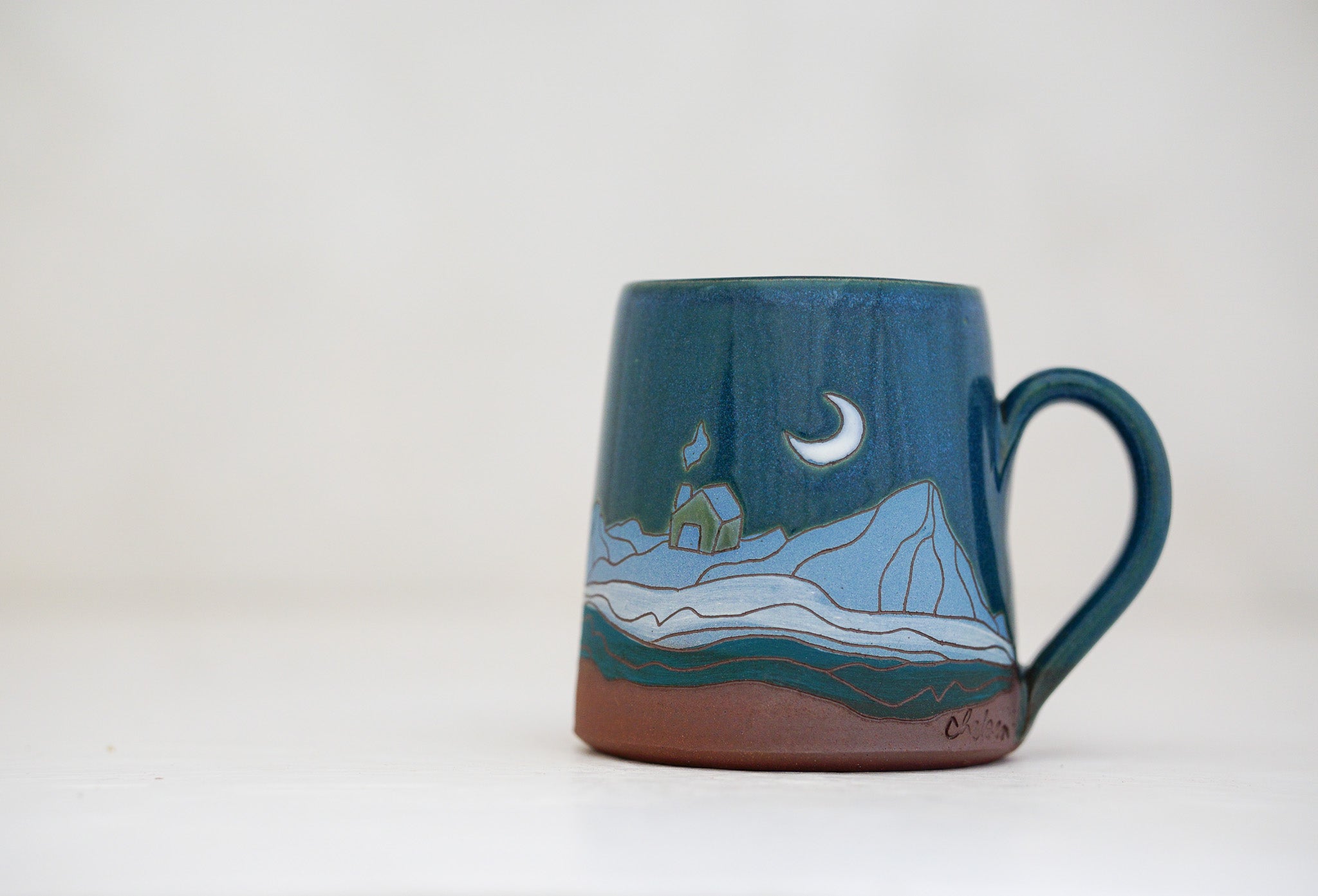 Mtn house Crescent moon Mug