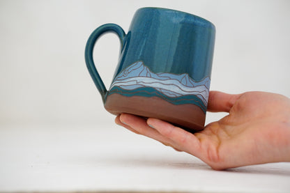 Mtn house Crescent moon Mug