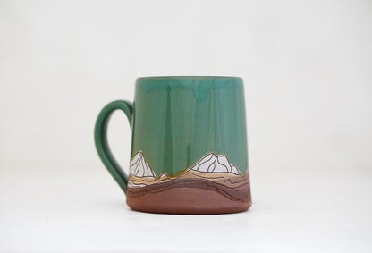 W Teton mug in Kali Forest
