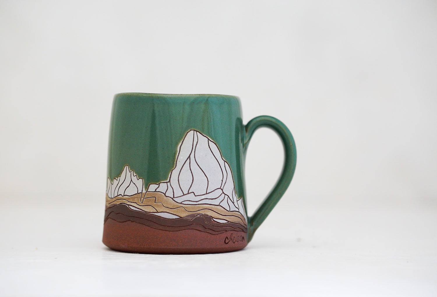 W Teton mug in Kali Forest