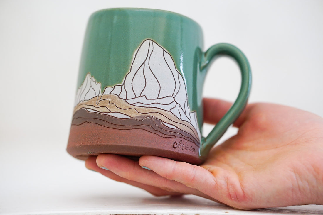 W Teton mug in Kali Forest