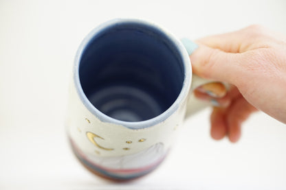 GOLD E Teton Tall mug in Bone