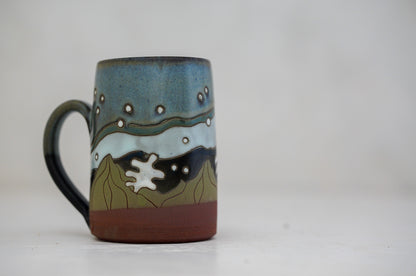 Skylines night mug in Darby and Magic