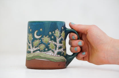 Joshua Tree mug in Huckleberry