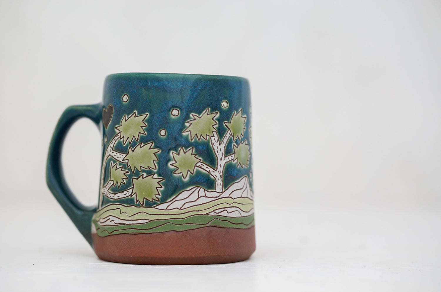 Joshua Tree mug in Huckleberry
