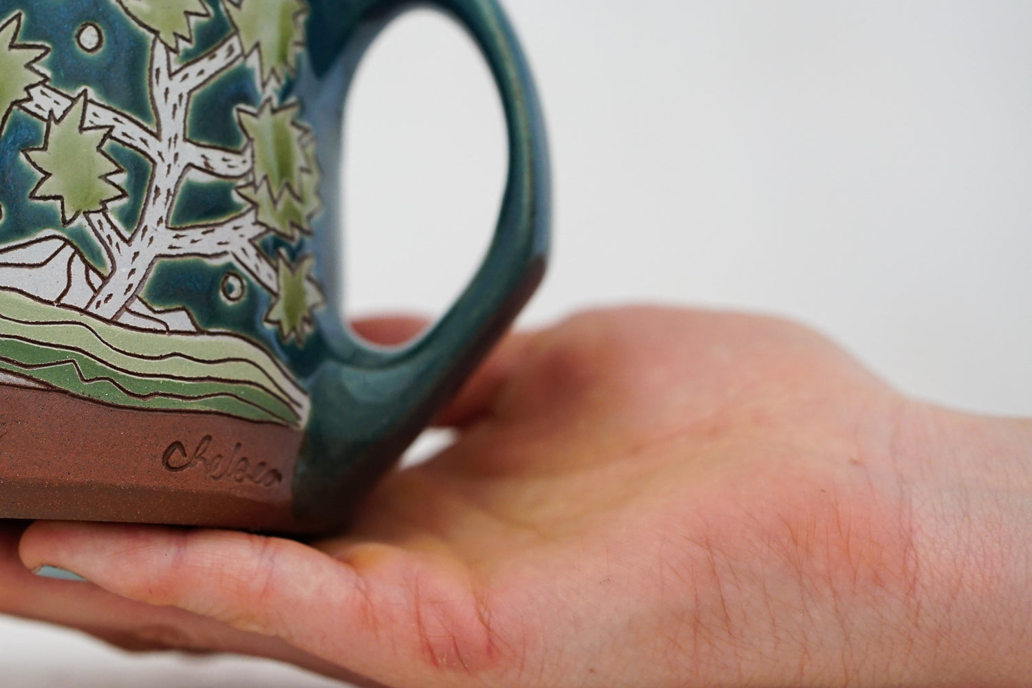 Joshua Tree mug in Huckleberry