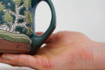 Joshua Tree mug in Huckleberry