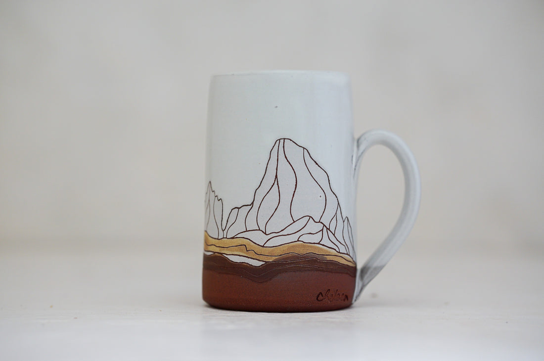 W Teton Tall mug in White