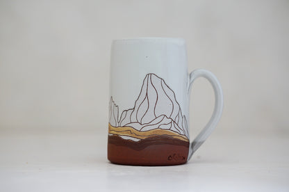 W Teton Tall mug in White