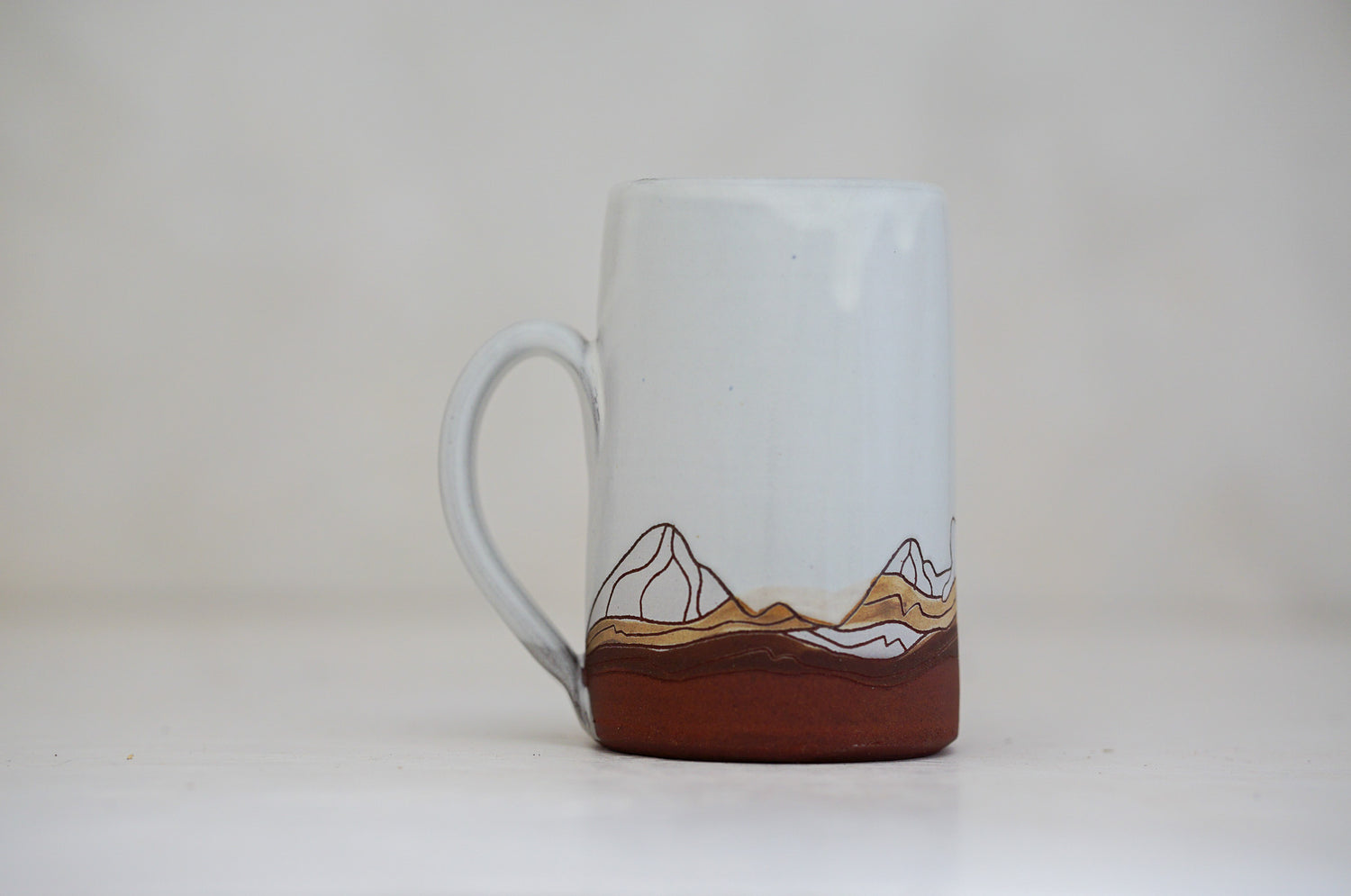W Teton Tall mug in White