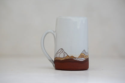 W Teton Tall mug in White