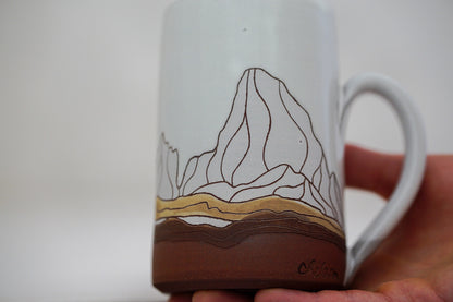 W Teton Tall mug in White