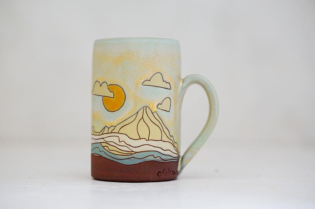 Mtn Tall mug in Ira &amp; Magic