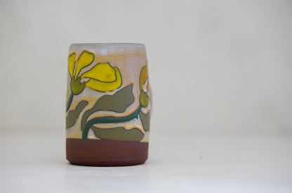 Flower tall mug in Ira and Magic