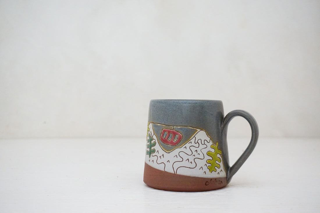Gondola mug in Stone
