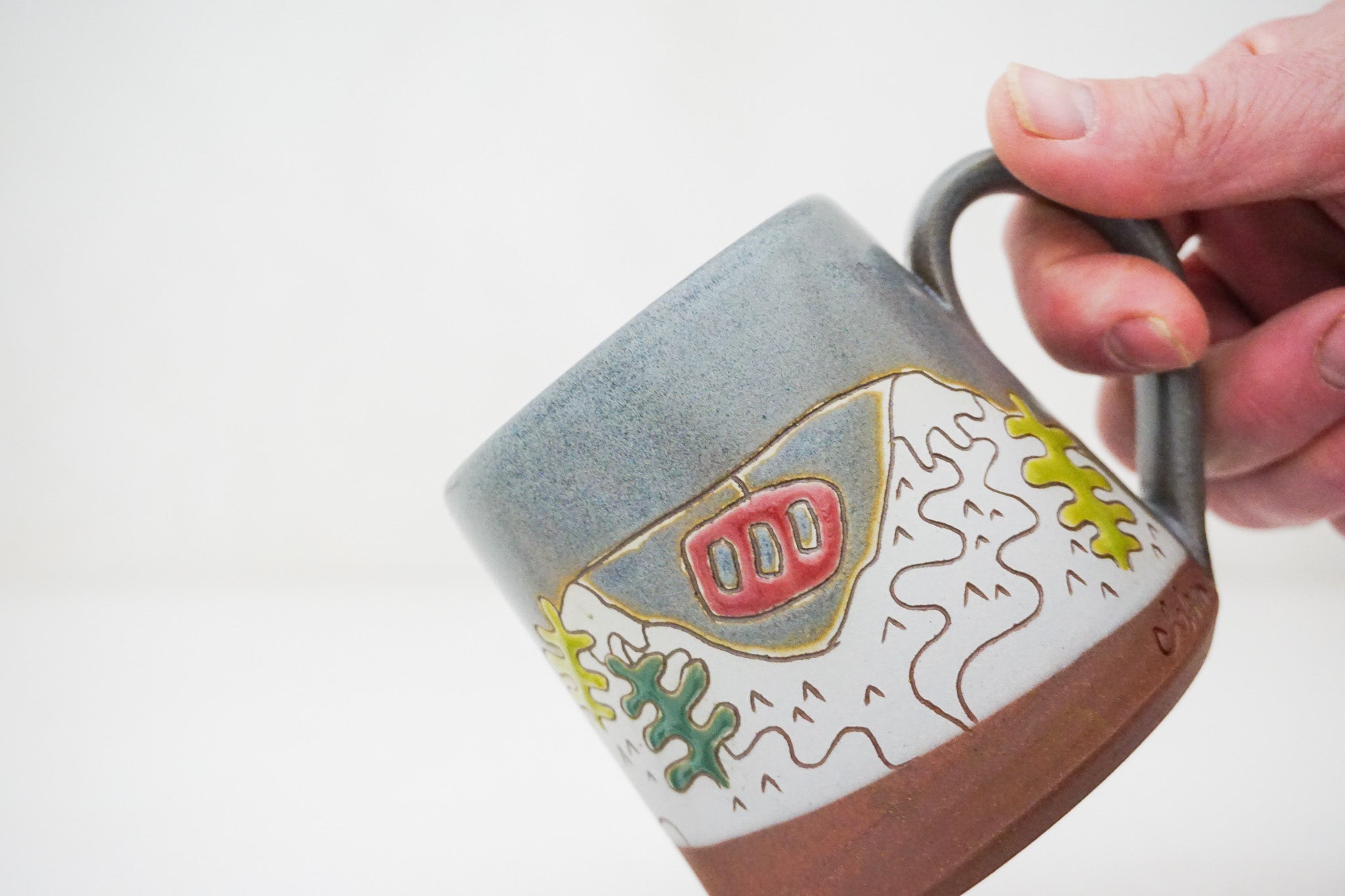 Gondola mug in Stone