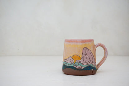 W Teton Sunrise mug in Alpenglow 2