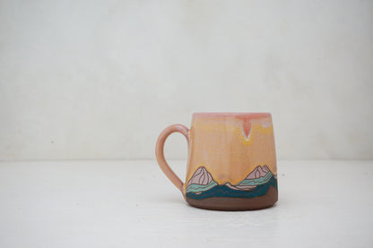 W Teton Sunrise mug in Alpenglow 2