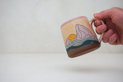 W Teton Sunrise mug in Alpenglow 2