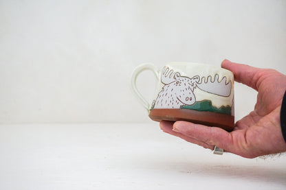 Moose &amp; E Teton Short Mug in Bone