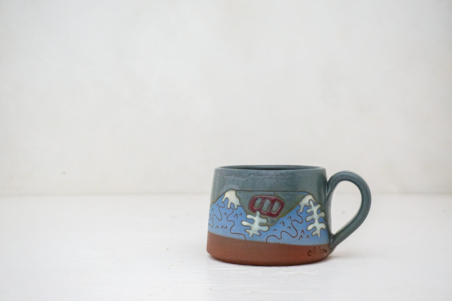 Gondola short mug in Stone