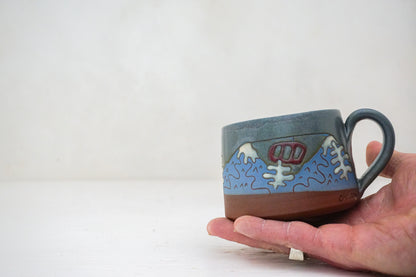 Gondola short mug in Stone